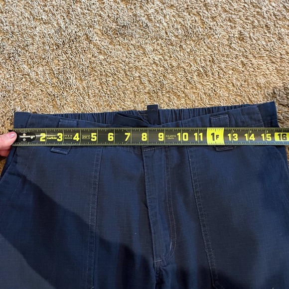 Carhartt Scrub Pants Men’s Small Navy Ripstop Cargo Boot Cut Utility - Picture 4 of 8